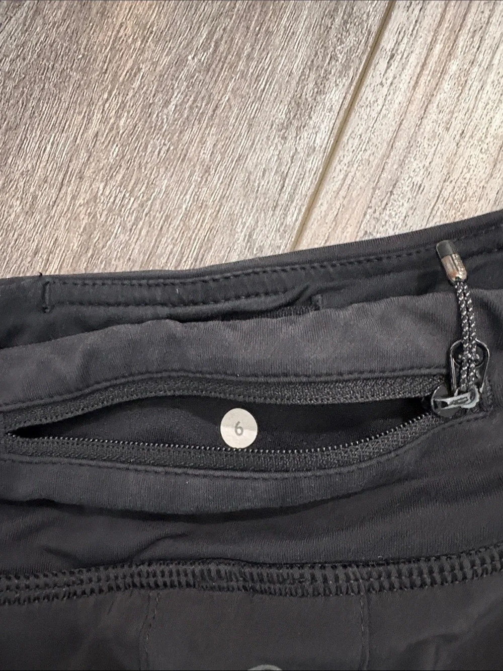 Lululemon Run Pace Setter Skirt/Skort in Black Size 6